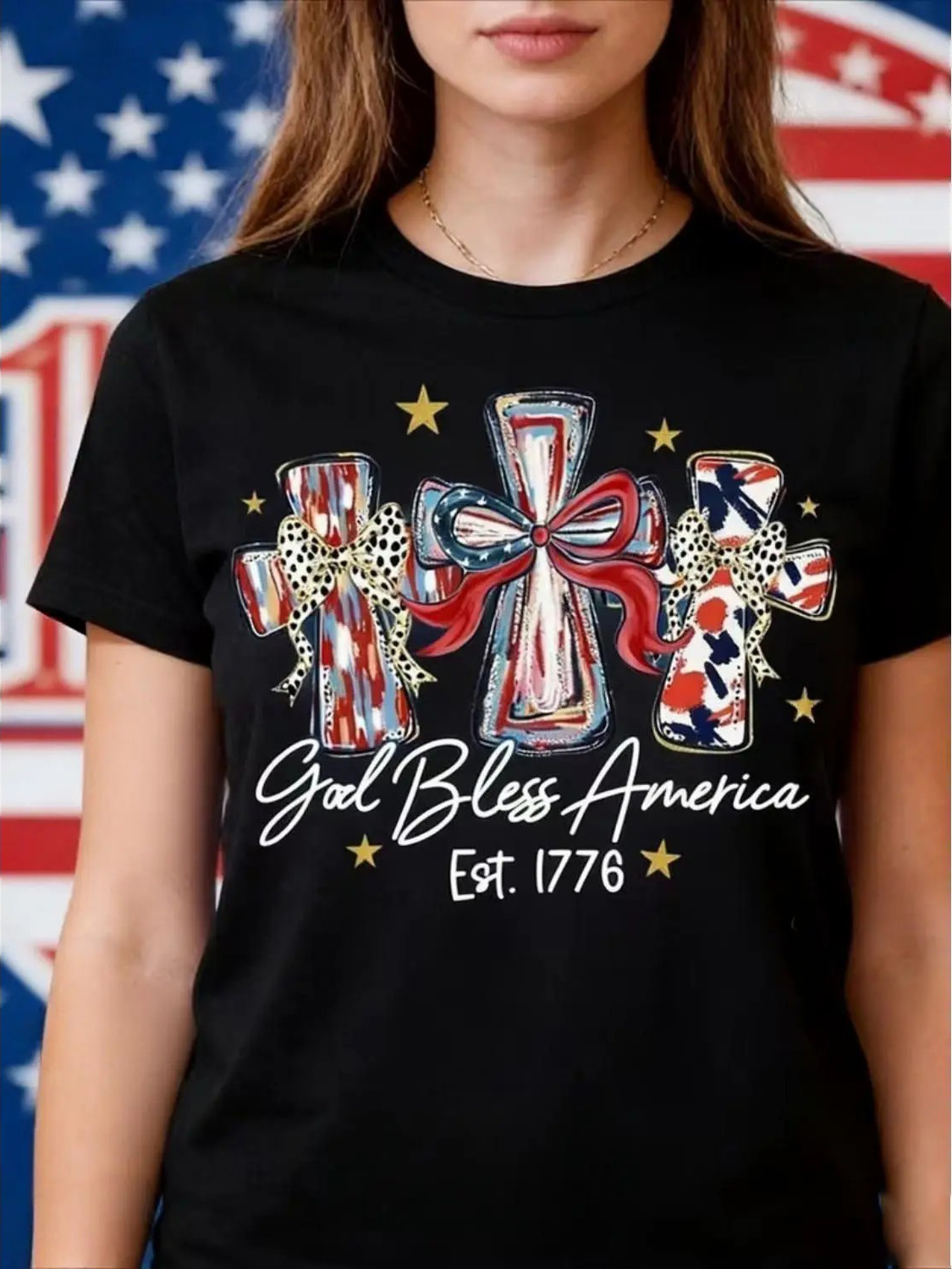 God Bless America T-shirt 250 Years America Anniversary Birthday Gift Shirt 