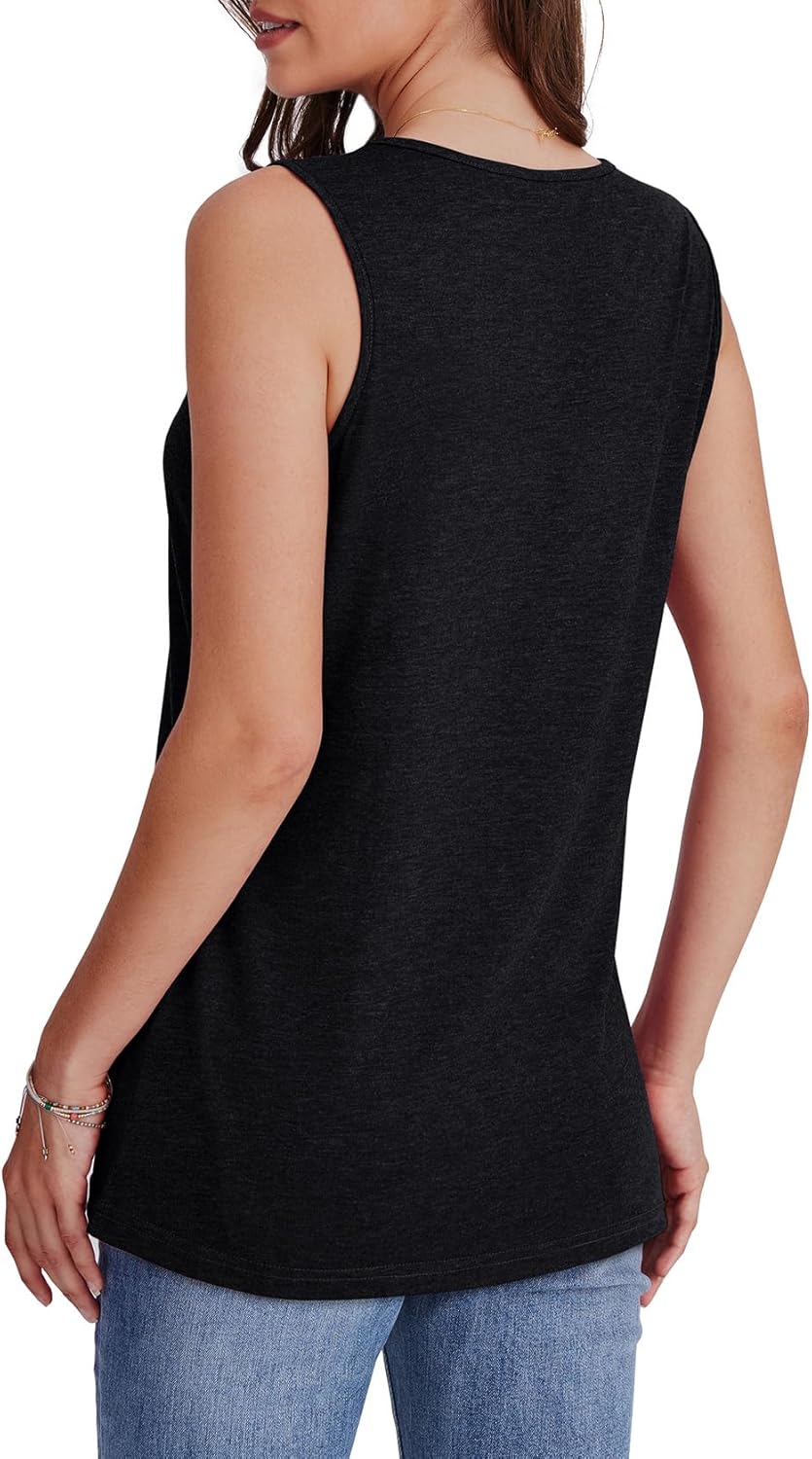 HOT SALE Women's Summer V Neck Sleeveless Basic Tank Tops (BUY 3 FREE SHIPPING)