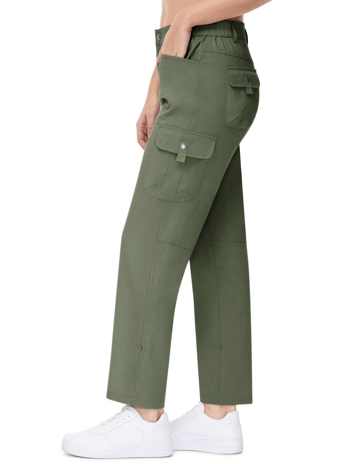 Women's Quick Dry Convertible Lightweight Roll Up Cargo Pants