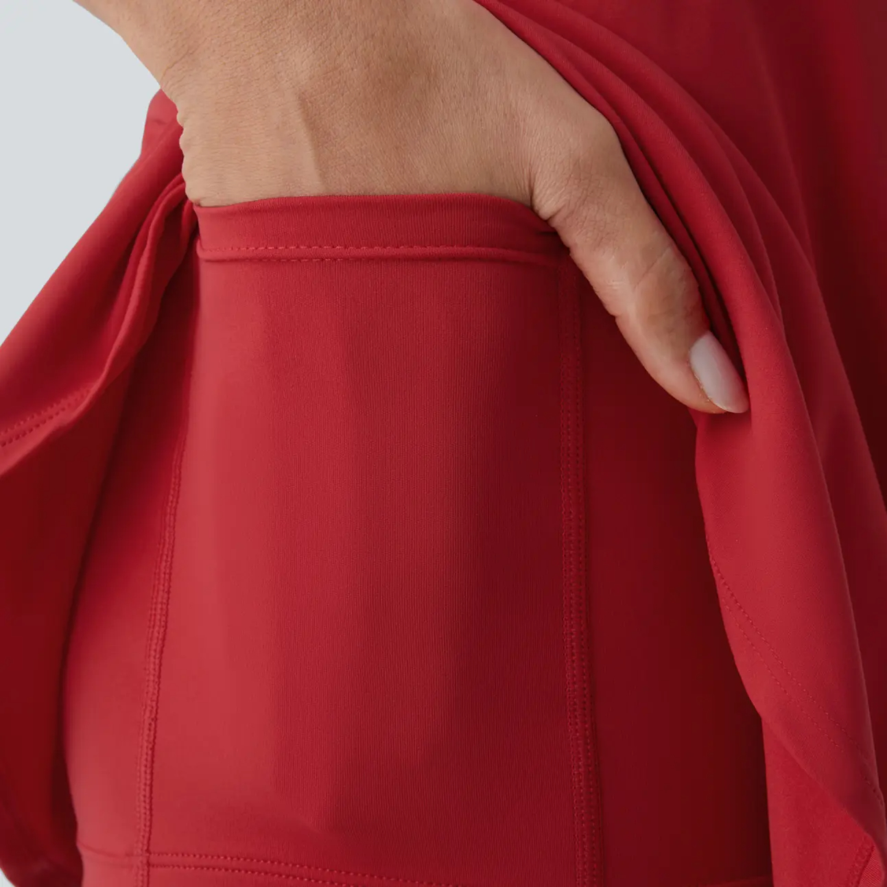 Airy Backless Twisted Flare Low Support Dance Active Dress