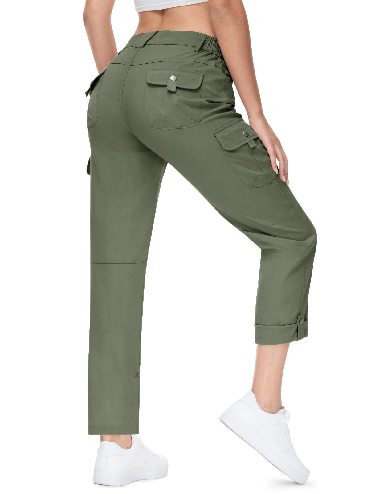 Women's Quick Dry Convertible Lightweight Roll Up Cargo Pants