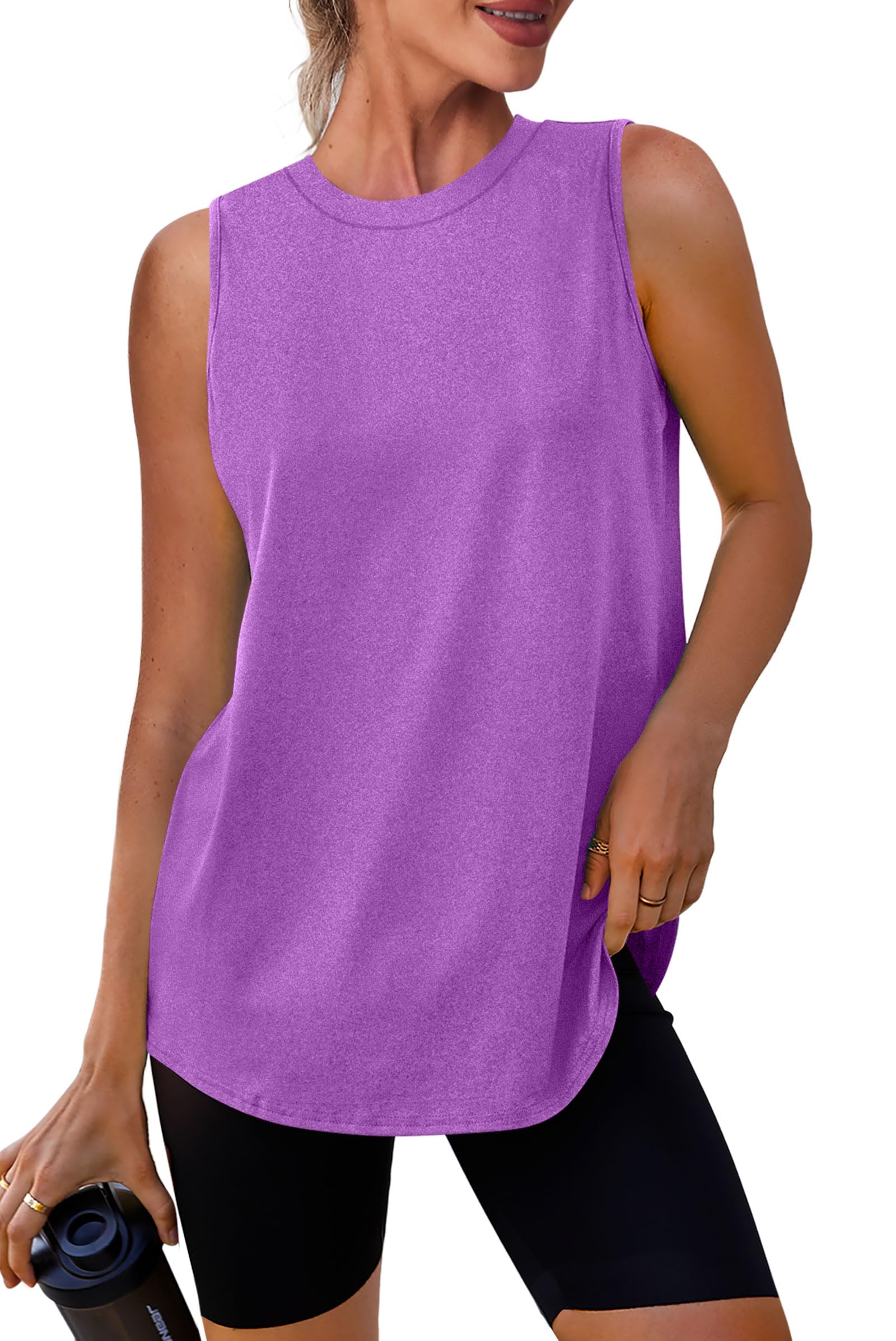 Womens Workout Tank Tops Lightweight Sleeveless Shirts