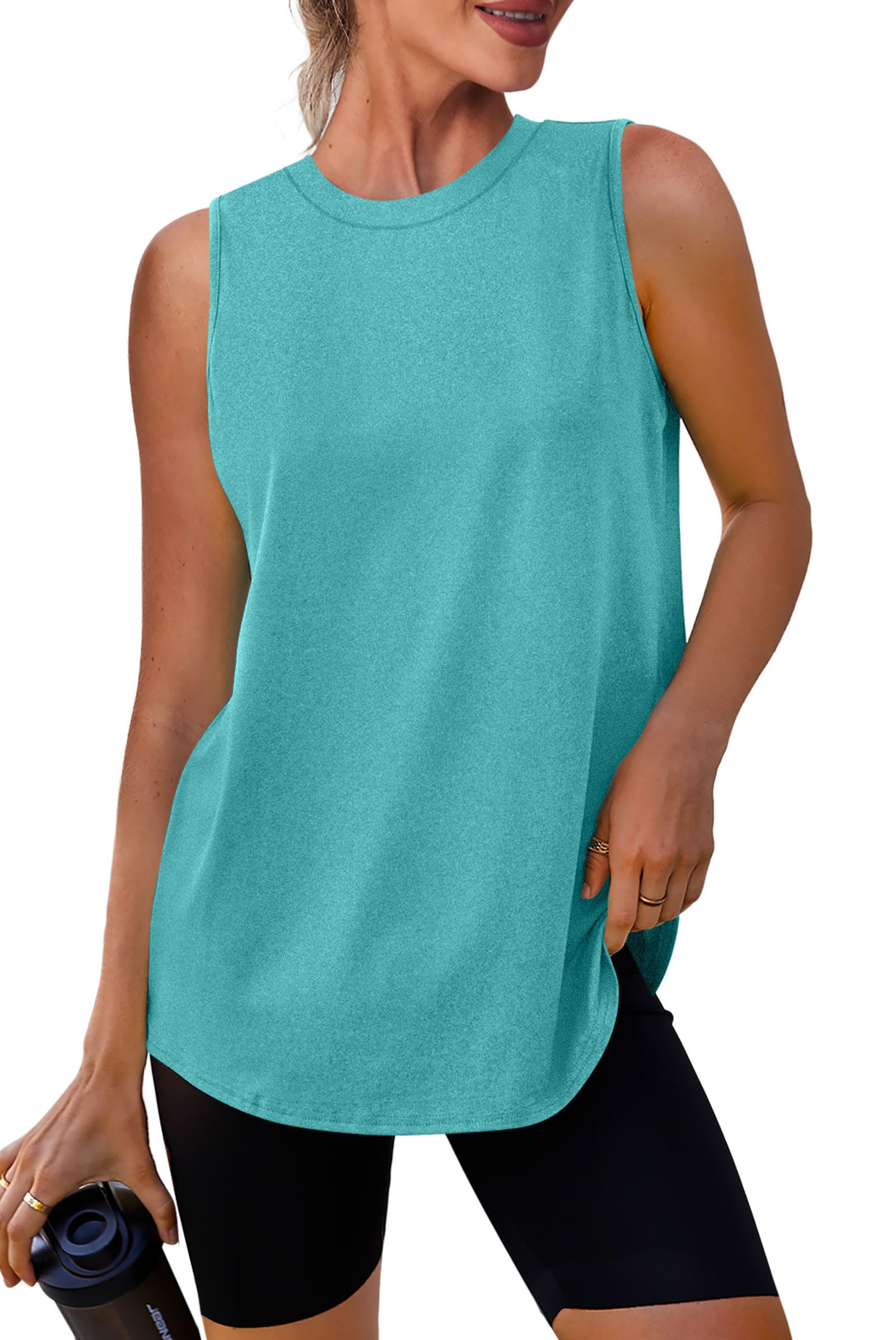 Womens Workout Tank Tops Lightweight Sleeveless Shirts
