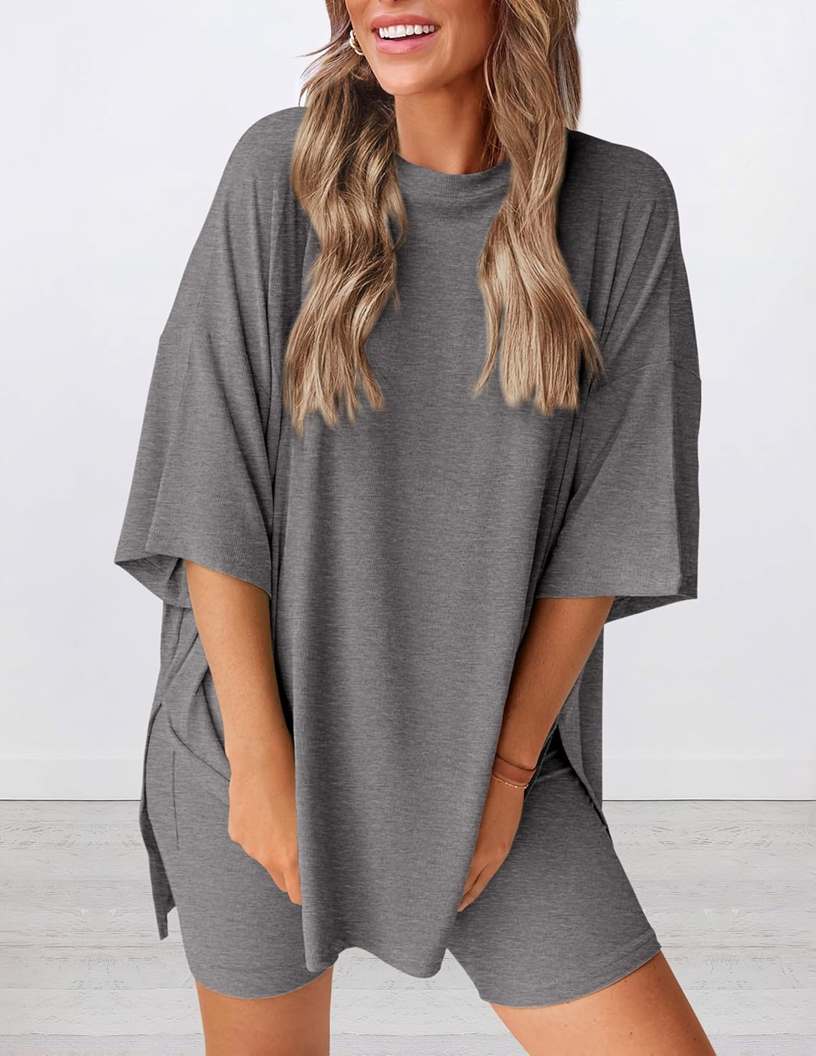 Women's Two Piece Lounge Set 2025 Summer Casual Oversized(buy 2 free shipping!!!)