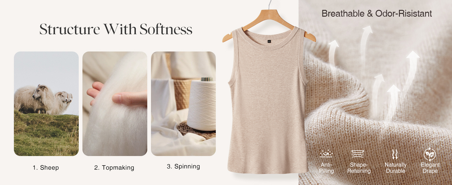 breathable wool blend fabric for summer