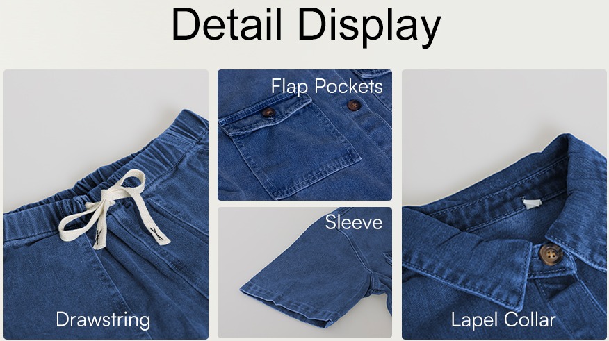 Denim Set for Women 2 Piece