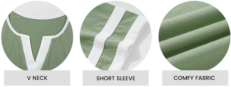 Womens Summer Tops Short Sleeve T-Shirts Casual Basic Tees 2026 Clothes Fashion