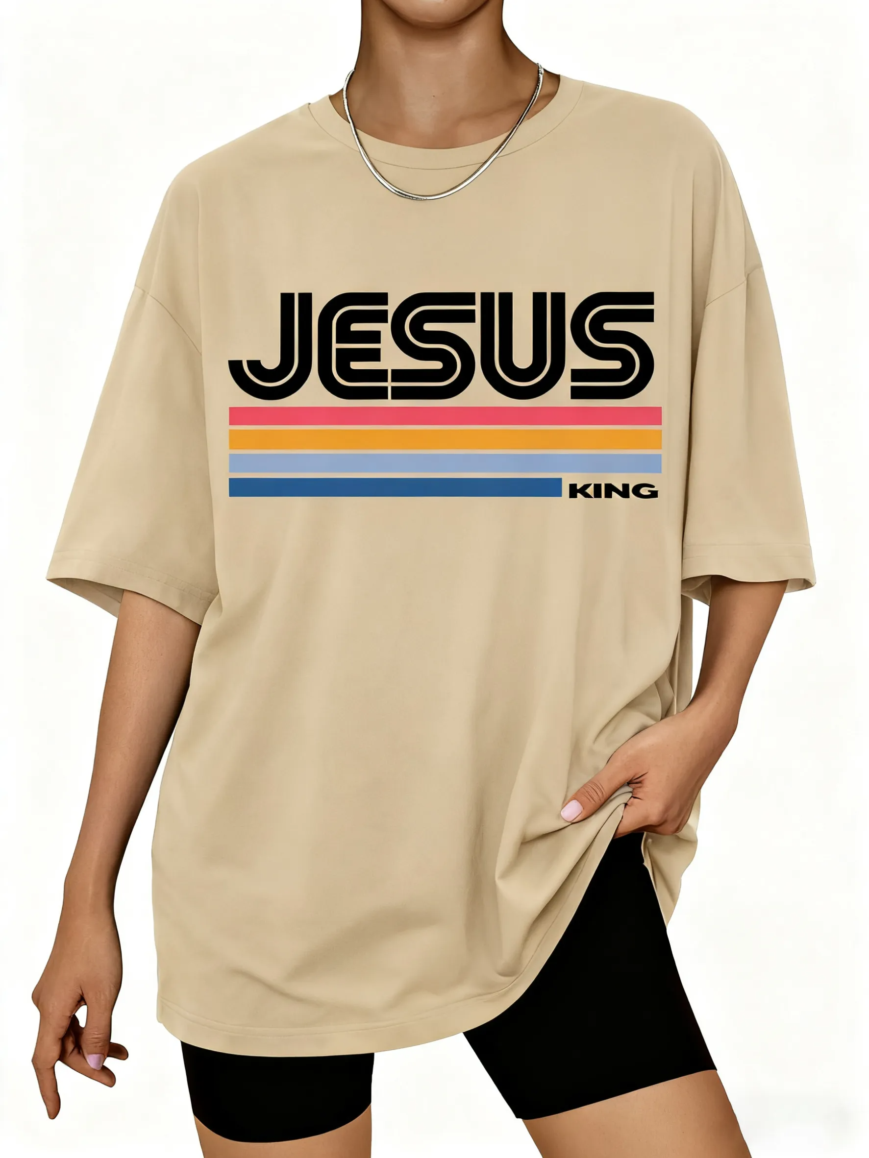 “Jesus King” Retro Christian T-Shirt