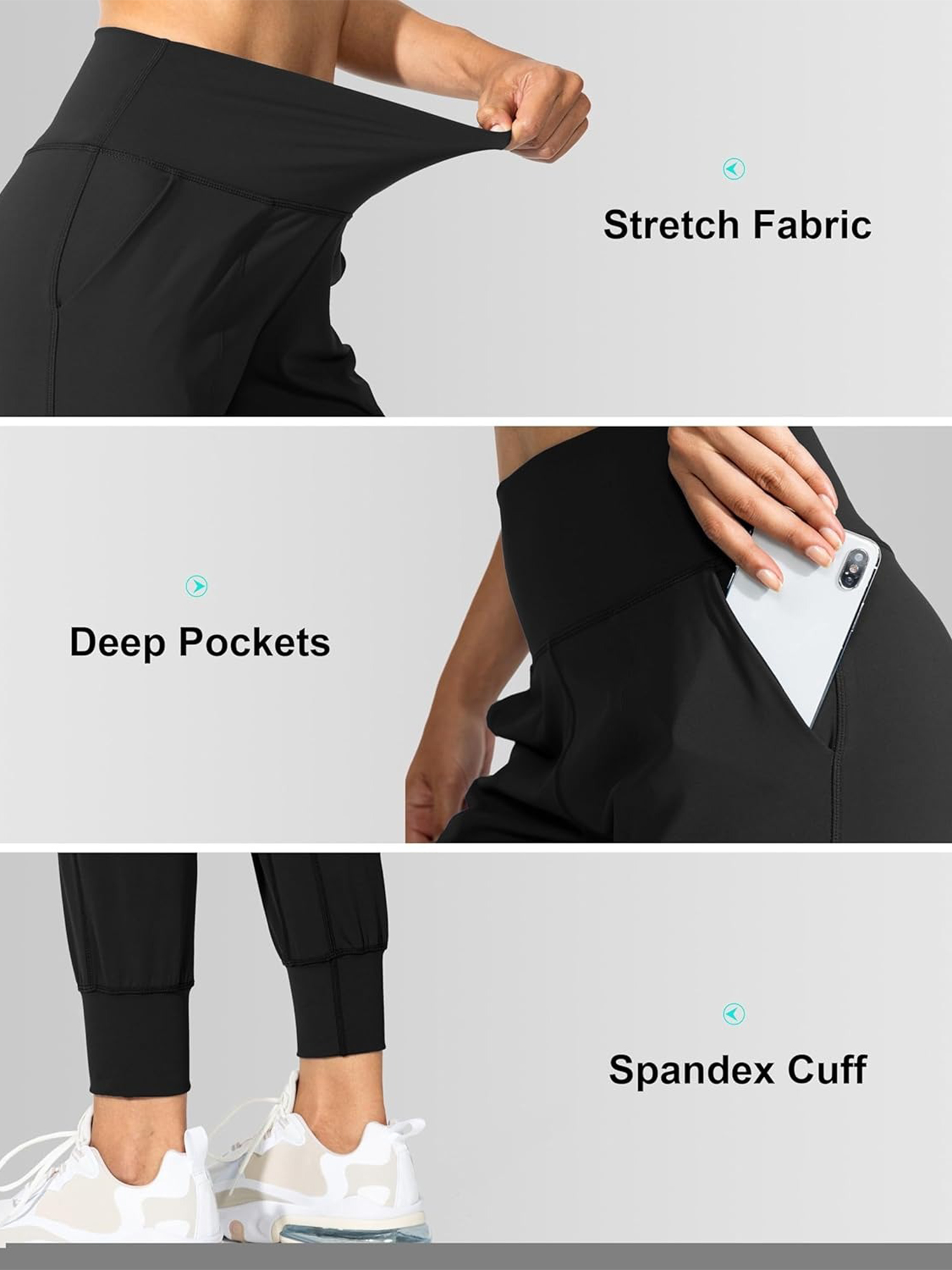 Women's Casual High-Waisted Jogging Pants Yoga Pants with Pockets(BUY 2 FREE SHIPPING)