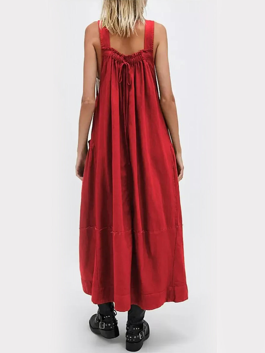 ⏰Hot Sale-Women's Versatile Overall Maxi Dress(Buy 2 Free Shipping)