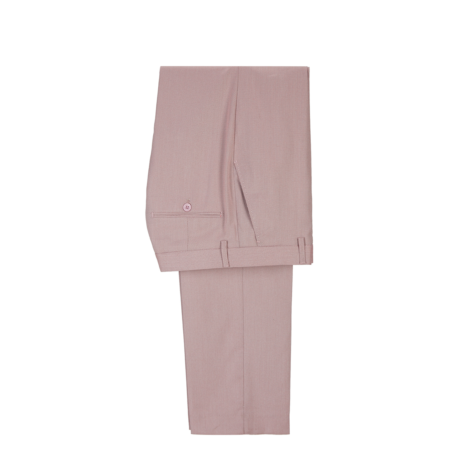 Stylish Pink Peaked Lapel Double-Breasted Men's Suits
