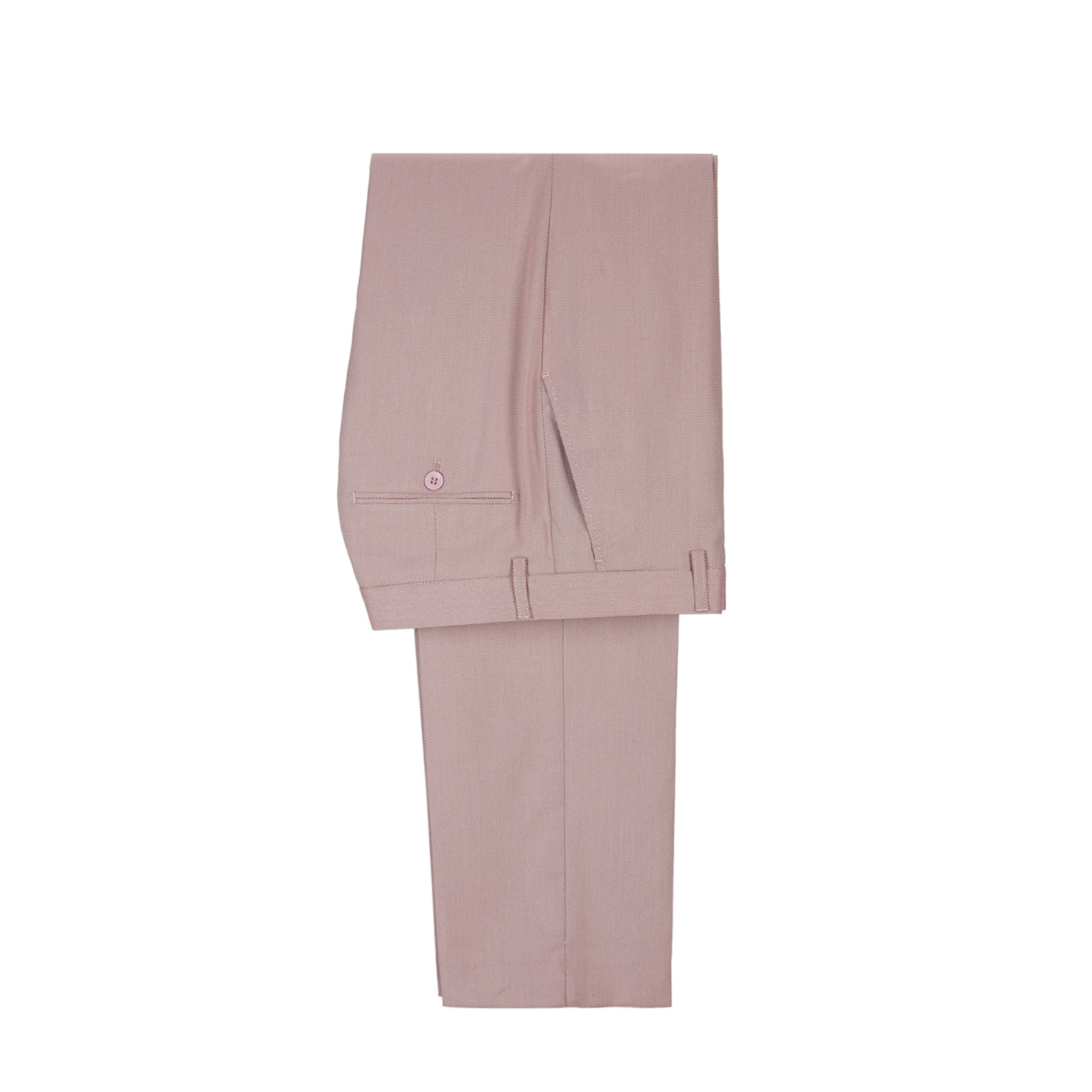 Stylish Pink Peaked Lapel Double-Breasted Men's Suits