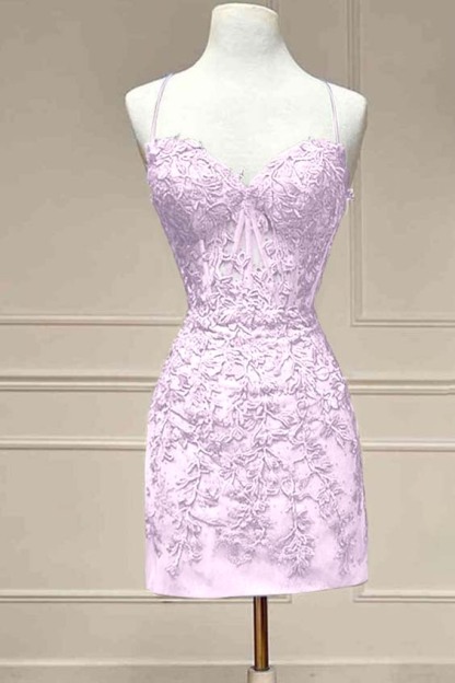 Chic Exquisite Sweetheart Embroidery Short Mini cocktail Dress