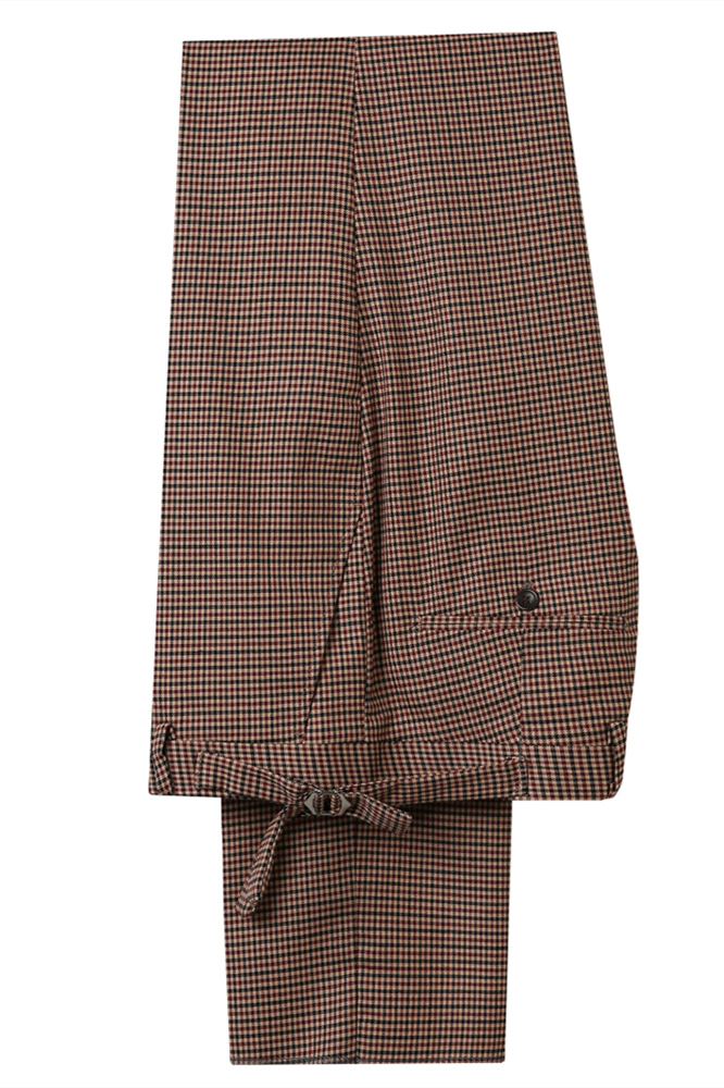 Unique Burgundy Notched-Lapel Fitted Wedding Suit for Men