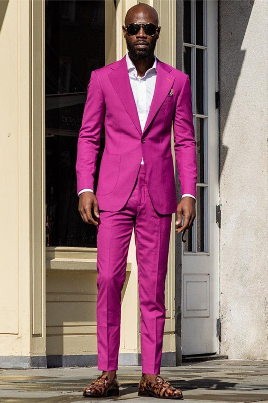 Newest Best-Fitted Prom Suits for Guys with One Button
