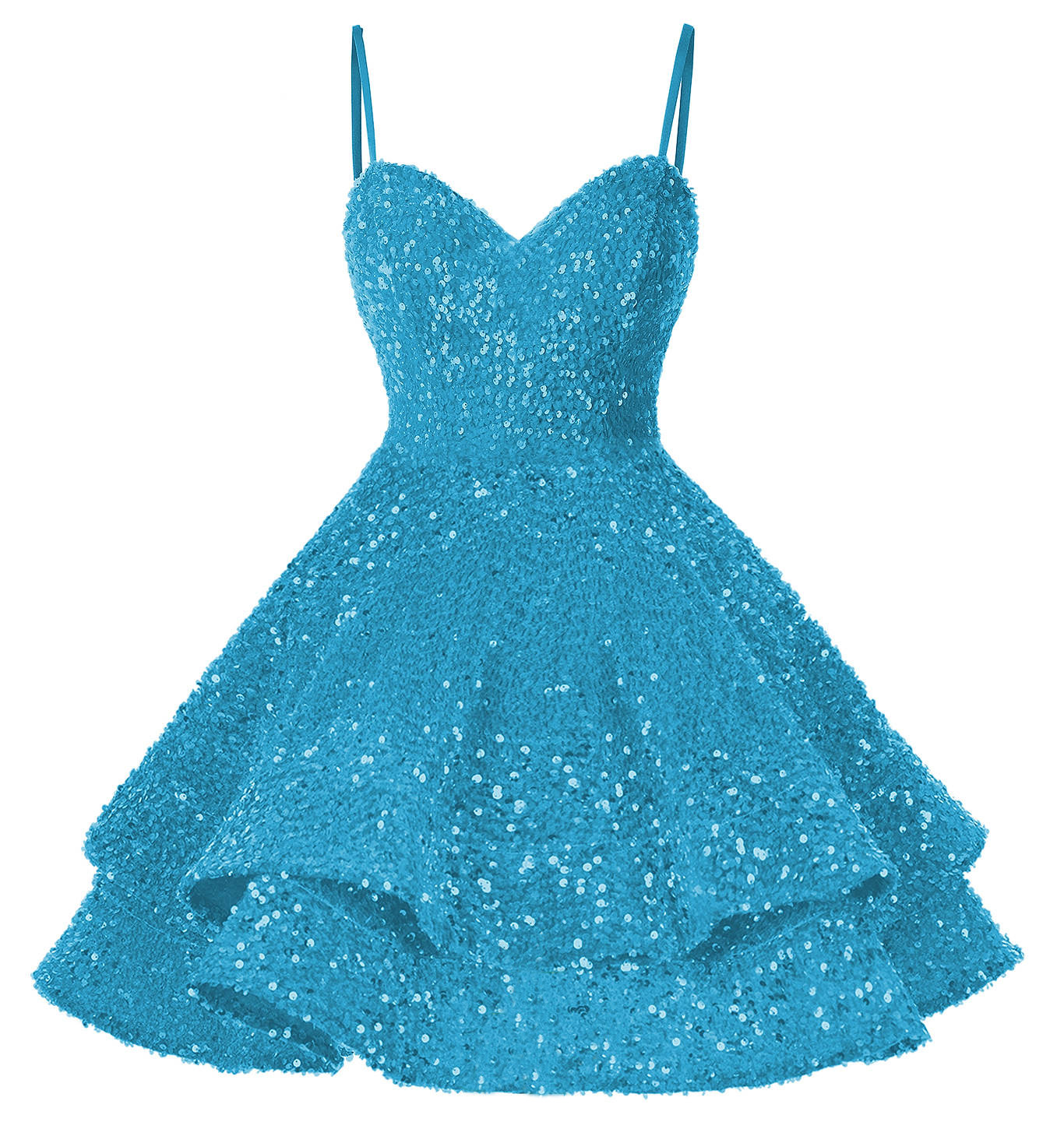 Fuchsia Sweetheart Spaghetti-Straps Bud Short Mini Homecoming Dress