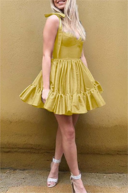 Jade Unique Charming Sweetheart Pleats Bud Short Mini cocktail Dress