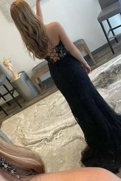 Purple Sweetheart Corset Prom Dress with Sheath Slit
