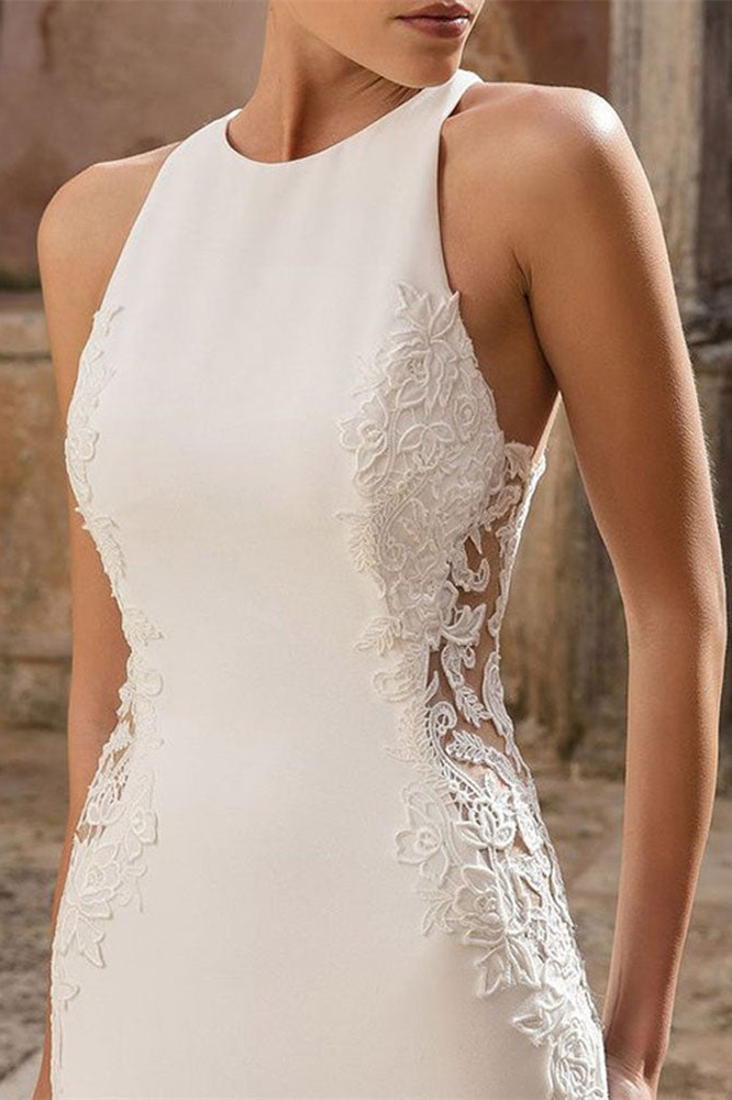 Sleeveless Mermaid Wedding Dress