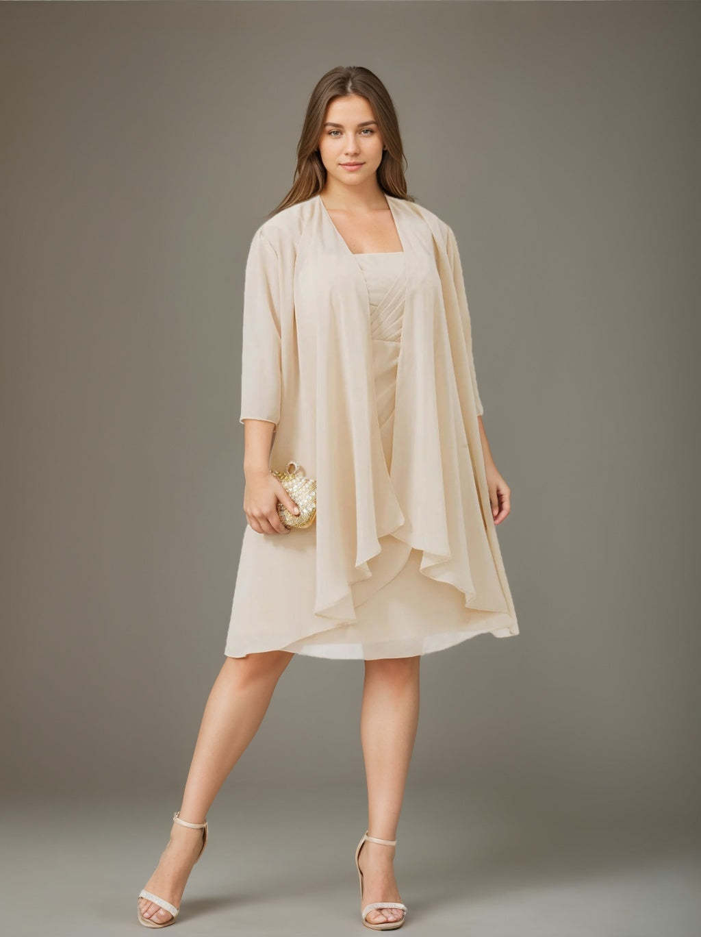 Mother of the Bride Princess A-Line Dress with Jacket