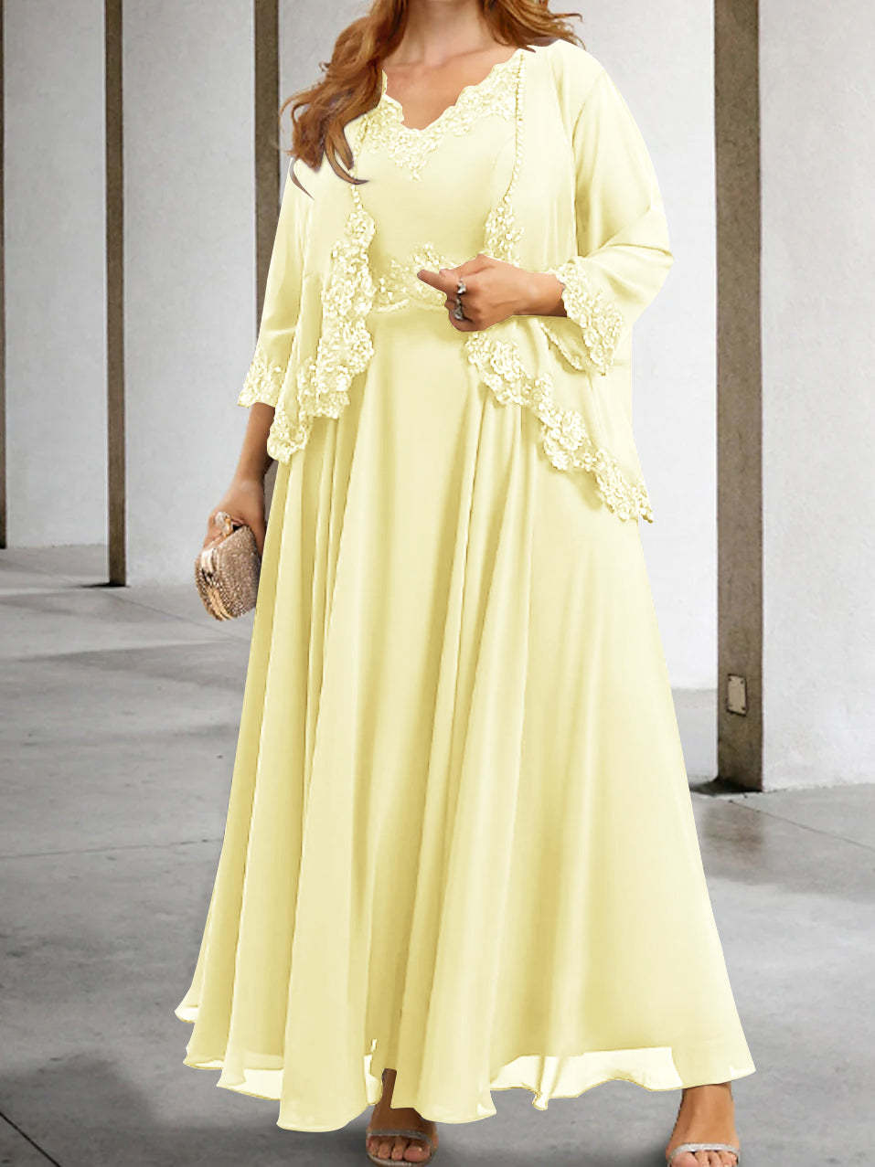 Elegant Mother of the Bride A-Line/Princess Dresses Featuring Applique & Sequins