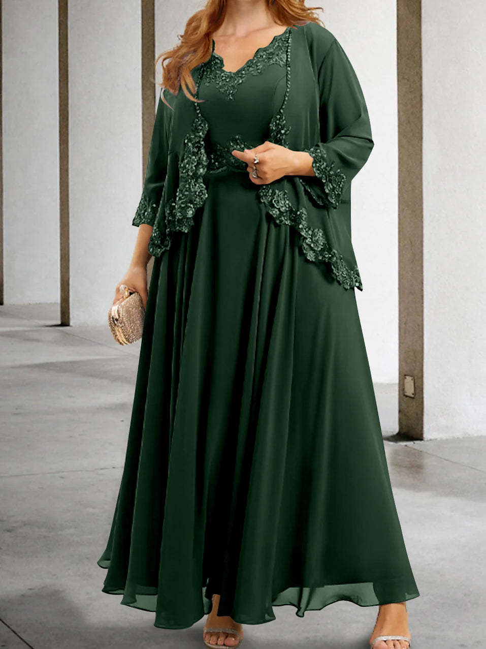 Elegant Mother of the Bride A-Line/Princess Dresses Featuring Applique & Sequins