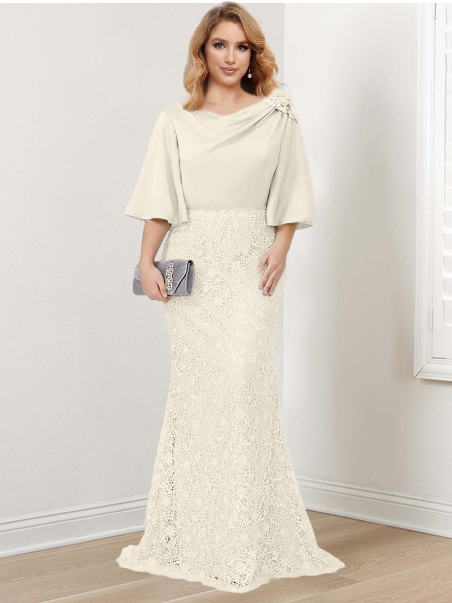 Elegant Mother of the Bride Trumpet/Mermaid Dresses Featuring Applique
