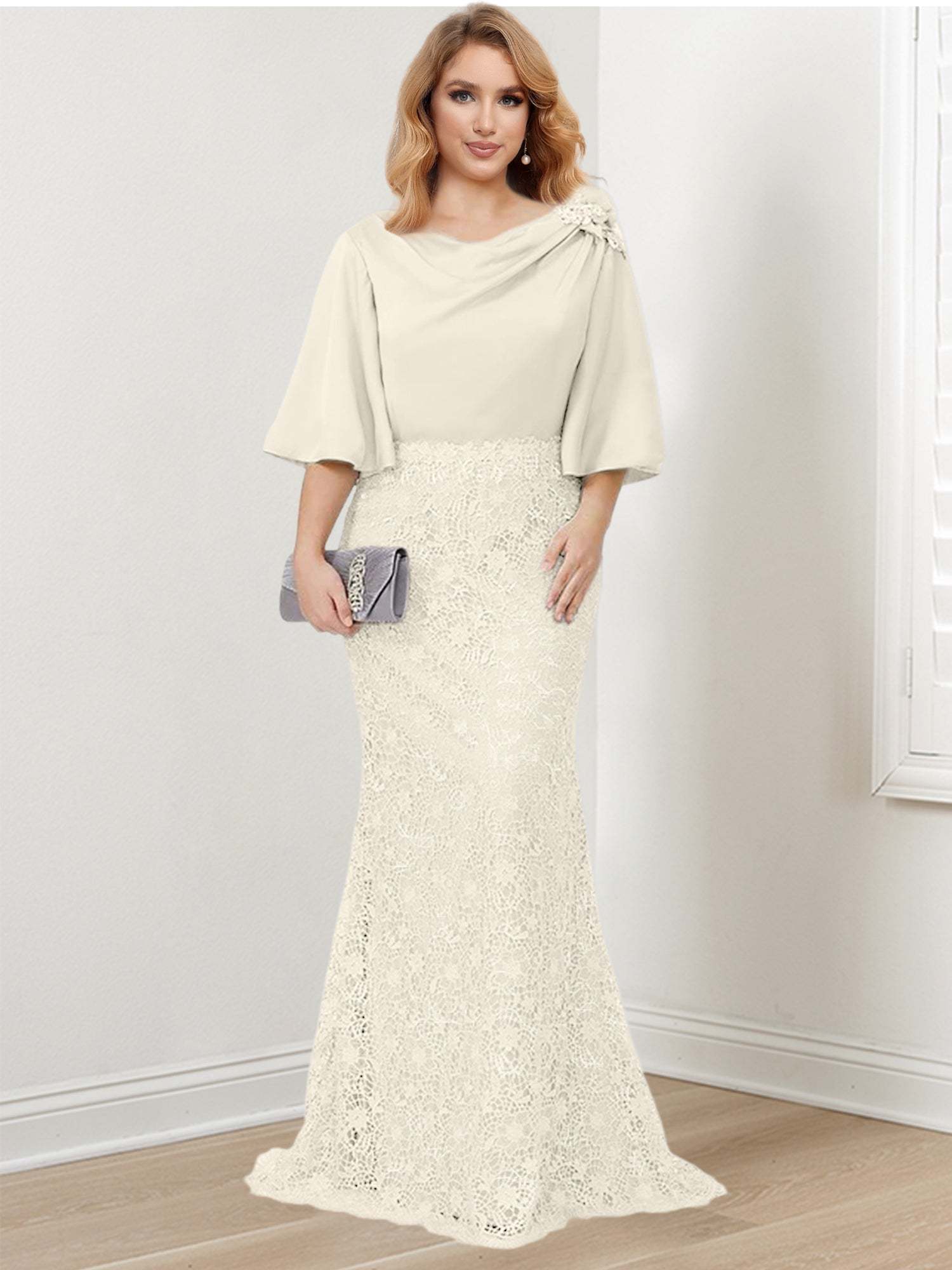 Elegant Mother of the Bride Trumpet/Mermaid Dresses Featuring Applique