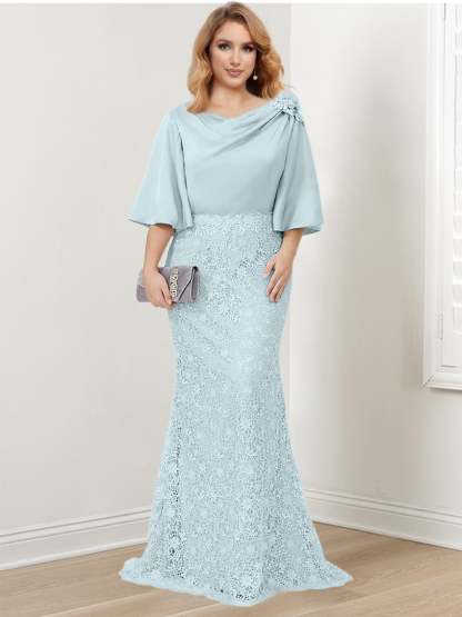 Elegant Mother of the Bride Trumpet/Mermaid Dresses Featuring Applique