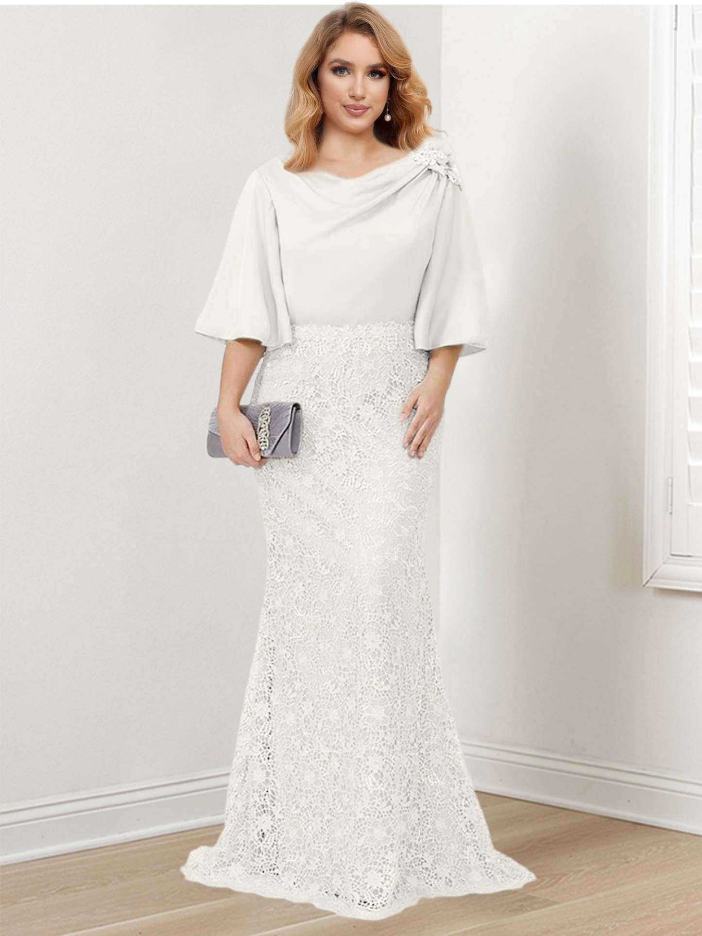Elegant Mother of the Bride Trumpet/Mermaid Dresses Featuring Applique