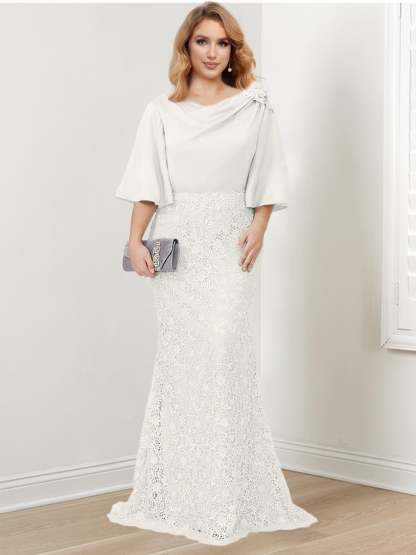 Elegant Mother of the Bride Trumpet/Mermaid Dresses Featuring Applique