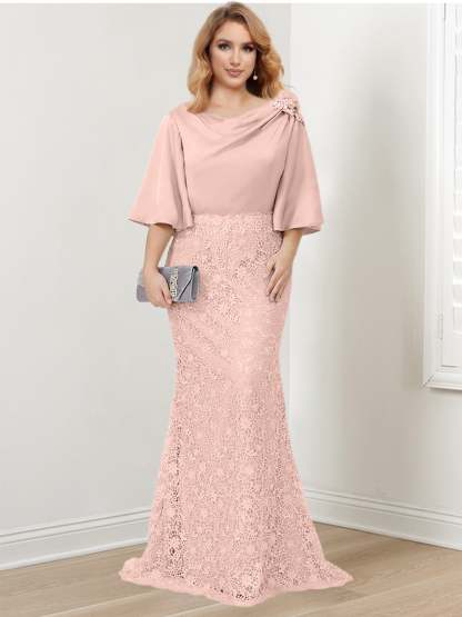 Elegant Mother of the Bride Trumpet/Mermaid Dresses Featuring Applique