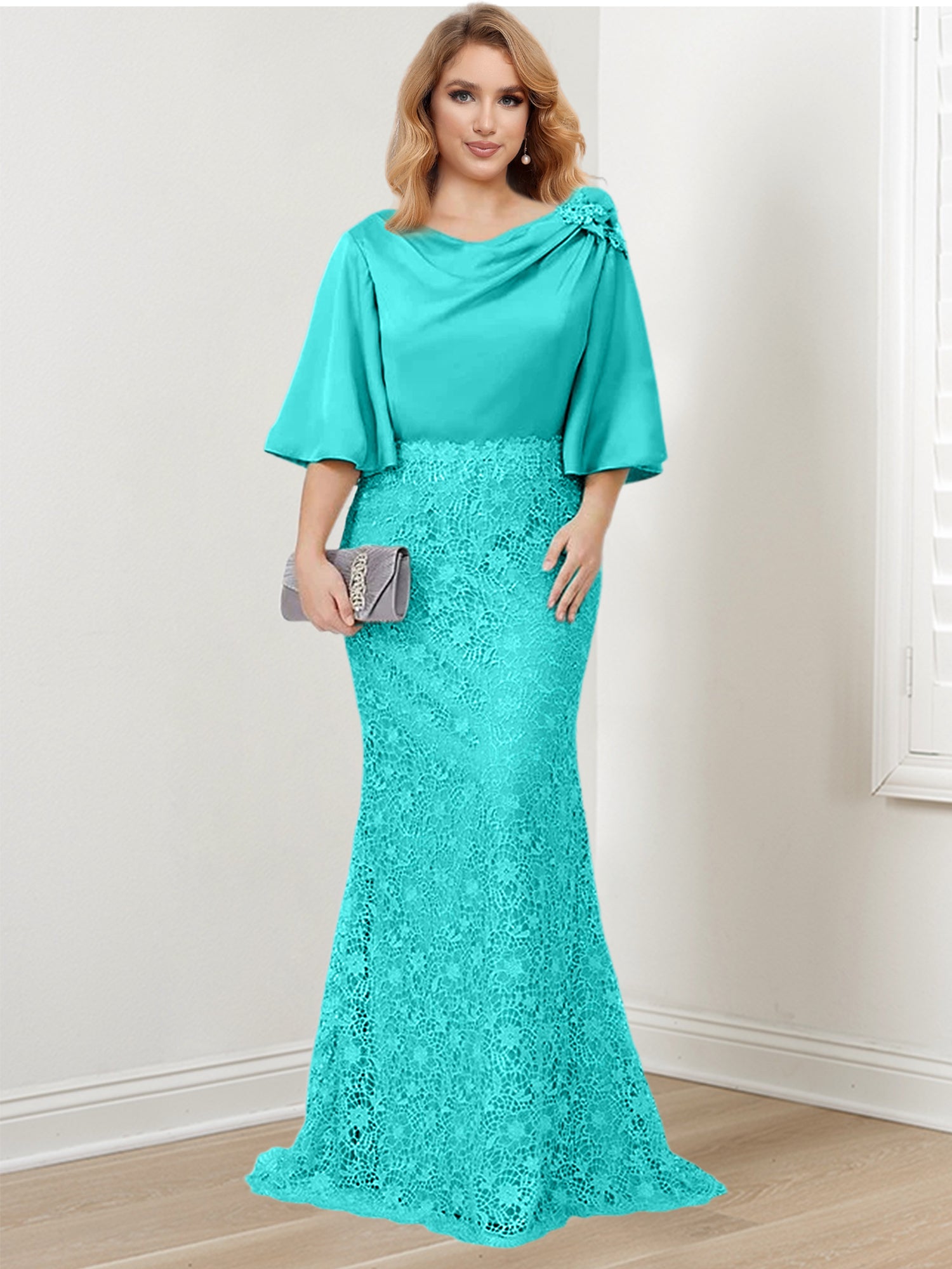 Elegant Mother of the Bride Trumpet/Mermaid Dresses Featuring Applique