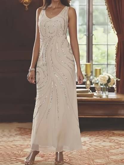 Jacketed Mother of the Bride & Groom Sheath/Column Dresses with Sequins