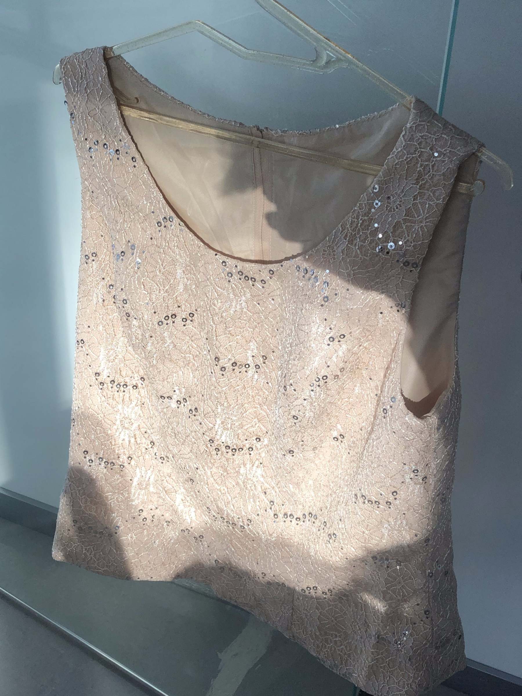 Plus Size Chiffon Mother of the Bride Pantsuit with Sequined Jacket