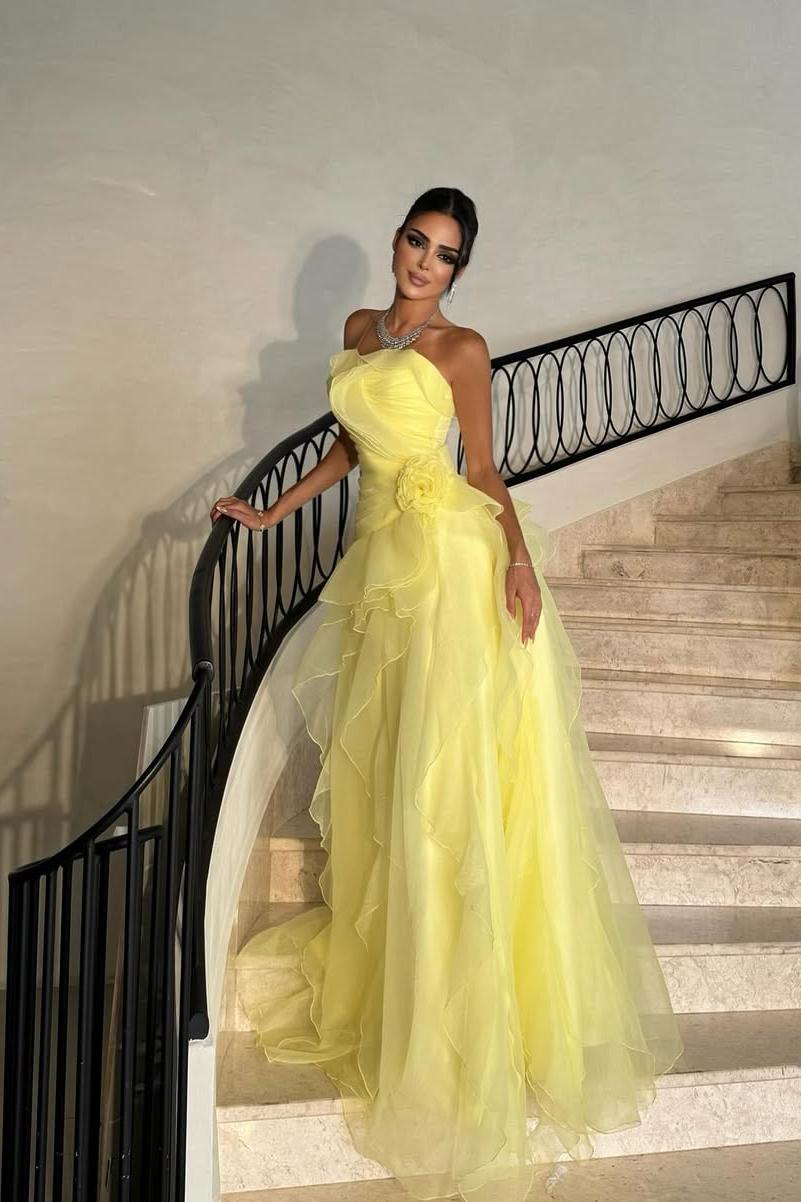 Strapless Sleeveless Sweetheart Long Formal Dress With Pleated