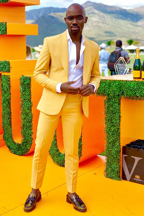 Newest Yellow Shawl Lapel Prom Attire for Guys