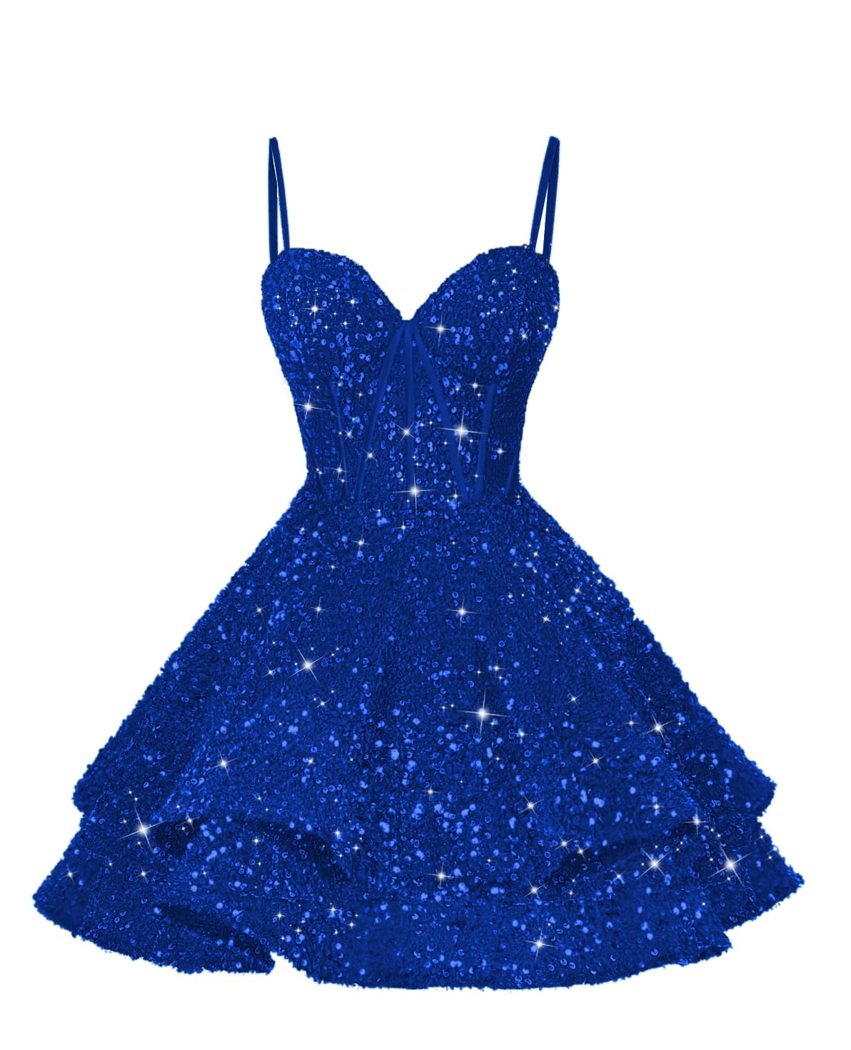 Dark Blue Sweetheart Short Mini cocktail Dress
