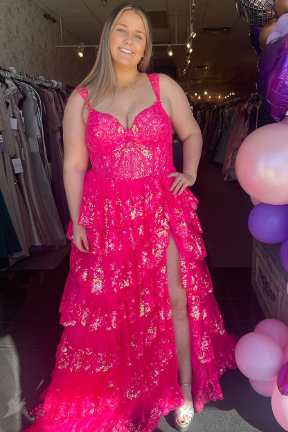 Ocean Blue Off-the-Shoulder Princess A-Line Corset Prom Dress with Lace Ruffles