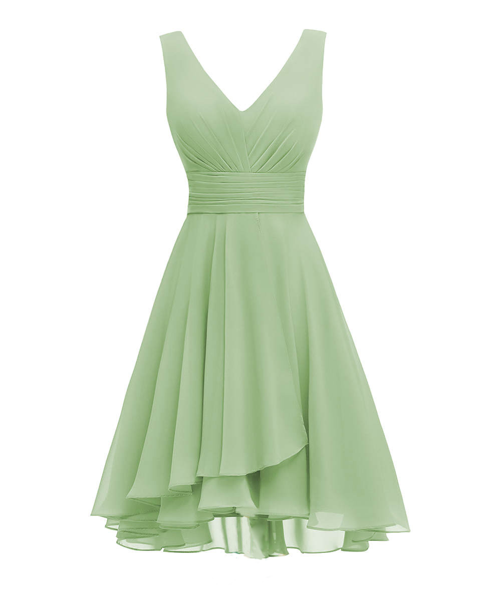 Dusty Purple Wide Straps Short Dress