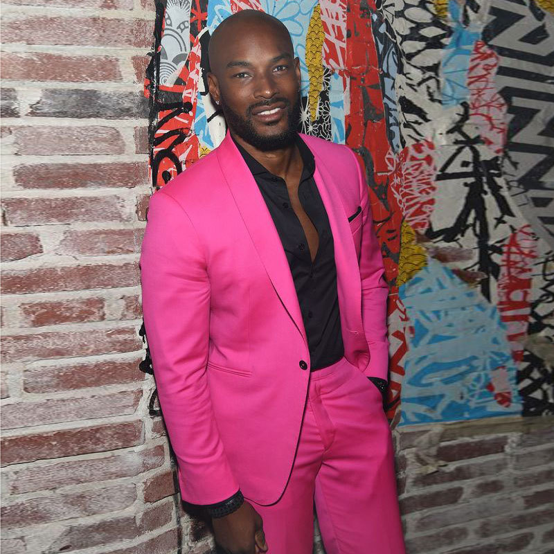 Fashion Fuchsia Shawl Lapel Prince Suit for Groom with One Button