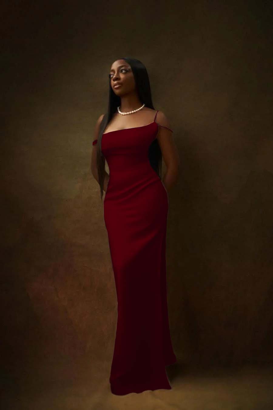 One Shoulder Sleeveless Split Long Formal Dress With Pleated Beading