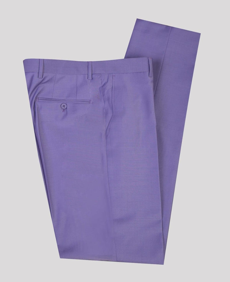 Clifford Chic Purple Best-Fitted Peaked Lapel Three-Piece Men's Suits