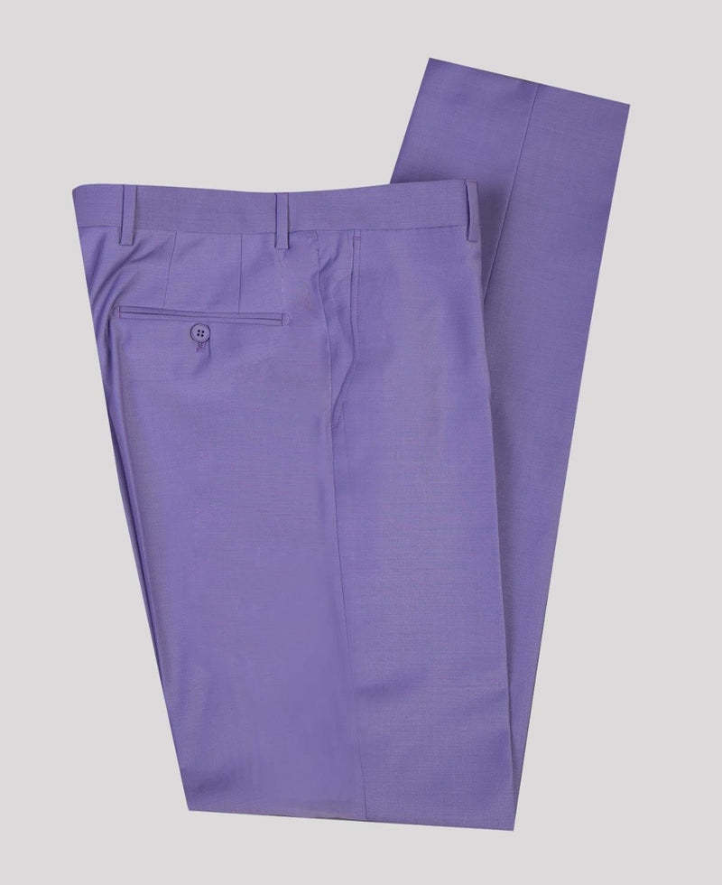 Clifford Chic Purple Best-Fitted Peaked Lapel Three-Piece Men's Suits