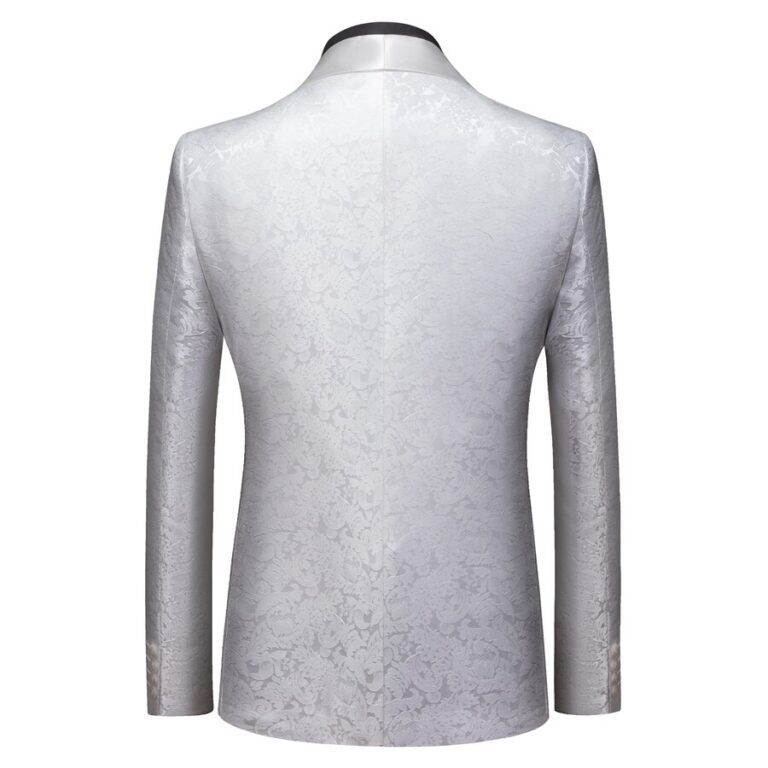 Classic Slim Fit One Button Shawl Lapel Wedding Suit for Men
