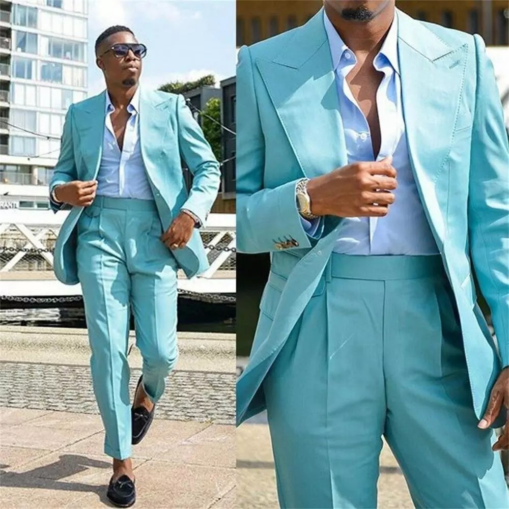 Popular Designer Suits for Wedding with Peaked Lapel
