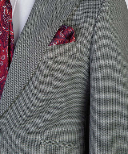 Eugene Latest Design Three-Piece Gray Peaked Lapel Men's Suits