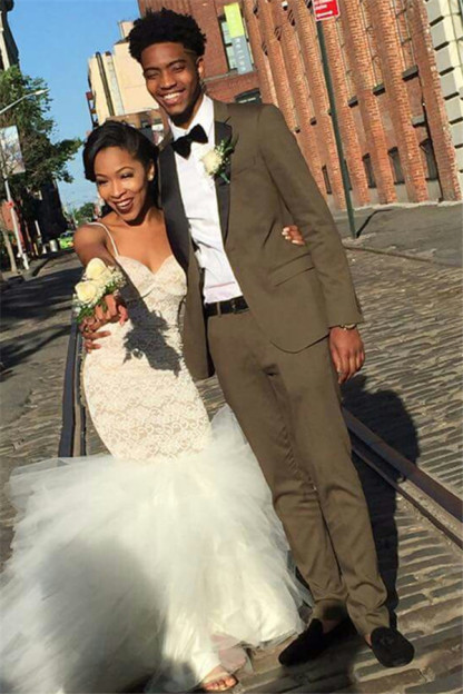 High-Quality Two-Piece One-Button Aiden Bespoke Party Formal Prom Suits