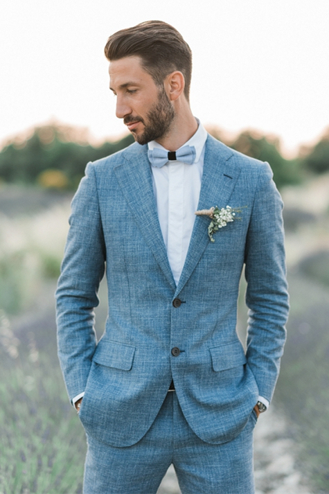 Casual Ocean Blue Linen Summer Beach Groom Wedding Suits (Man Blazer Tuxedo)
