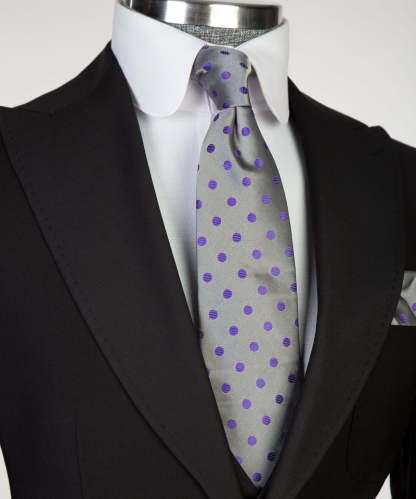 Newest Black Duncan Two-Button Peaked Lapel Men's Suits for Business